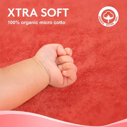 Miniatura 3 de TBEZY Toalla con capucha para niños, 100% algodón, ultra suave, con diseño único de animales, grande para bebés de 3 a 10 años (zorro)