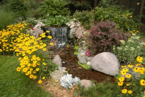 Miniatura 5 de HALF OFF PONDS - Simply Waterfalls 1200 Kit de cascada libre de estanque - Revestimiento de PVC de 5 pies por 10 pies, bomba de agua de la serie