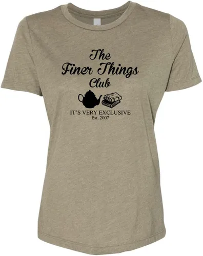 Miniatura 25 de Cute Women's Screen Printed Crew Neck Tee, Shirts With Sayings, Dusty Blue or Olive