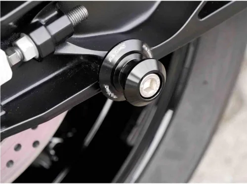 Miniatura 3 de Xitomer M8 X1.25 Carretes de brazo oscilante universales para motocicleta/Tornillo de soporte de brazo oscilante para GSX-R600/750/1000, SV, Negro