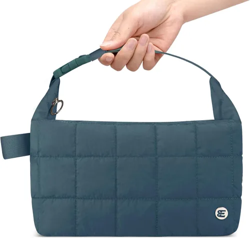 Miniatura 11 de Bolsa de almuerzo Elmklare para mujeres y hombres, caja de almuerzo acolchada tipo puffer para mujeres, bolsas de almuerzo con aislamiento a prueba