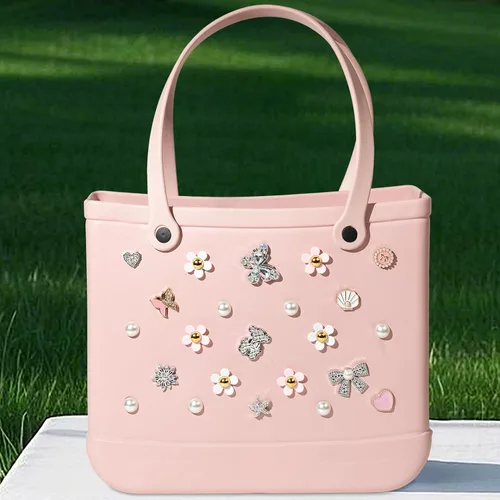 Miniatura 30 de Mon Caramel Resina Bolsa de Playa Accesorios Encantos,Resina Playa Totes Accesorios Insertos,Daisy Flower Bag Charms