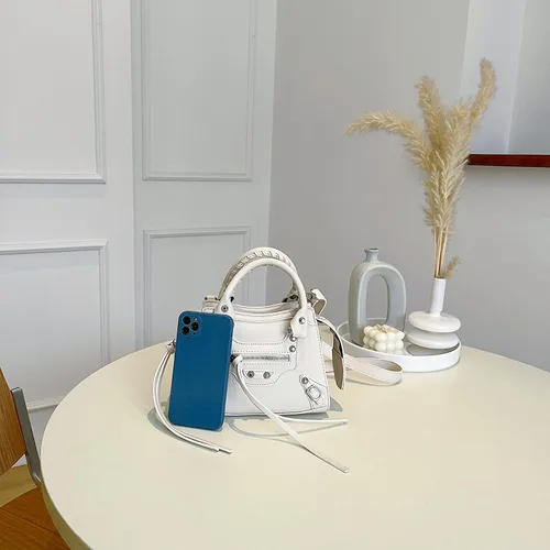 Miniatura 6 de OWGSEE Bolsos tipo bandolera para mujer, pequeños bolsos tipo hobo tipo bandolera tipo bandolera con remaches