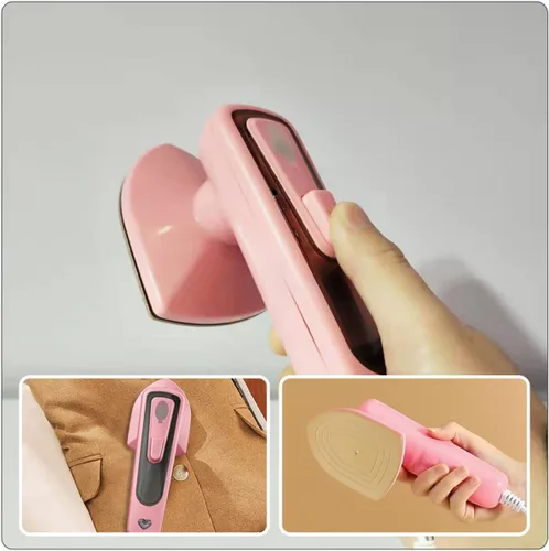 Miniatura 5 de Homoyoyo Plancha de viaje pequeña Plancha eléctrica plancha de vapor de ropa de viaje vaporizador portátil Mini vapor de mano de hierro vaporizador