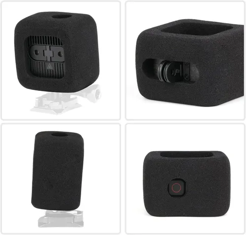 Miniatura 2 de HSU Windslayer - Funda y protector de pantalla de lente para GoPro Hero 11 Black Mini, funda Windslayer (paquete de 2) + protector de pantalla