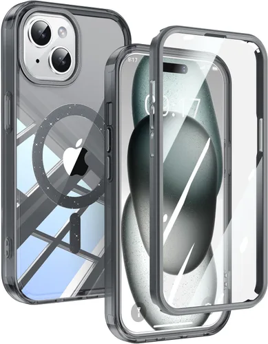 Miniatura 8 de Funda de privacidad para iPhone 17 Pro Max con soporte de 360° [protector de pantalla antiespía integrado] [anillo magnético] protección de cuerpo