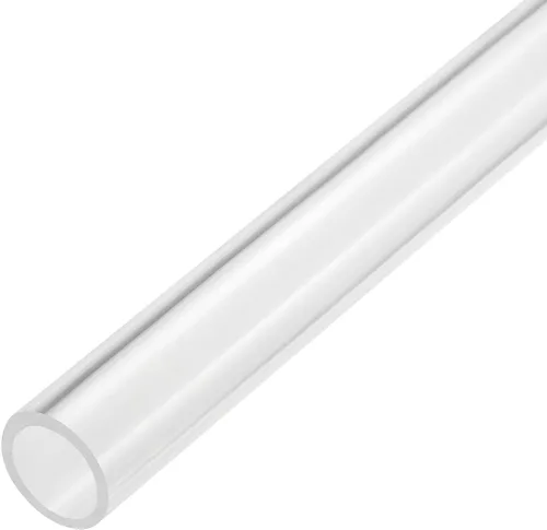 Miniatura 7 de MECCANIXITY Tubo acrílico transparente rígido redondo tubo 44mm (1.7") ID 50mm (2") OD 14" para lámparas y linternas, sistema de refrigeración por