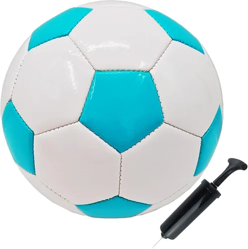 Miniatura 8 de Balón de fútbol tamaño 2, 3, 4, 5 con aguja de bomba, clásico, blanco, negro, más grueso, poliuretano, tejido apretado, adecuado para jóvenes, liga