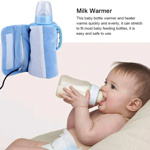 Miniatura 3 de Calentador portátil de alimentos para bebés, calentador de biberones, calentador de biberones para leche materna y fórmula, calentador de leche USB