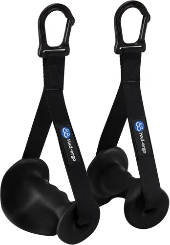 Miniatura 7 de HXD-ERGO Mangos ergonómicos de ejercicio para accesorios de máquina de cable, pilates, entrenamiento de fuerza, bandas de resistencia resistentes