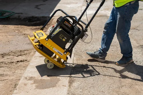 Miniatura 4 de Stark USA Stark 6.5hp Walk-Behind Vibración 21 pulgadas x 21 pulgadas Compactador de placa 2248lbs Force 196cc Motor Vibratorio Tamper Power