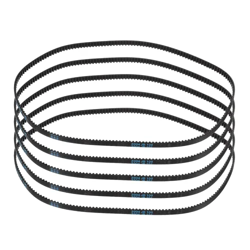 Miniatura 43 de uxcell 4pcs HTD-3M correa dentada de goma 60 dientes, 7.087 in de longitud de paso x 0.236 in de ancho x 0.094 in de altura, correa de distribución