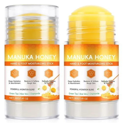 Miniatura 9 de Manuka - Bálsamo para tratamiento de talón agrietado con miel, reparación de pies secos y agrietados para hidratación e hidratación intensa