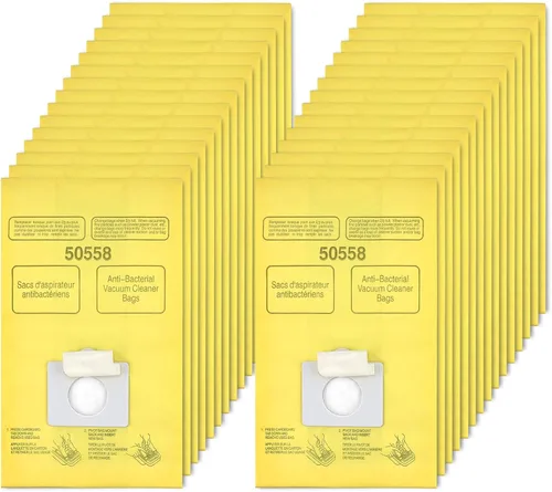 50558 Bolsas de vacío de repuesto para recipiente Kenmore tipo C/Q 5055, 50555, 50557, 50558 y Pana·sonic tipo C-5, C-18, 200 Series, 400 Series,