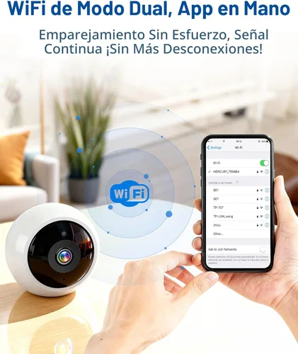 Miniatura 7 de AMTIFO Cámaras de seguridad inalámbricas magnéticas para exteriores: WiFi inteligente 2K para interiores sin instalación - Cámaras inalámbricas
