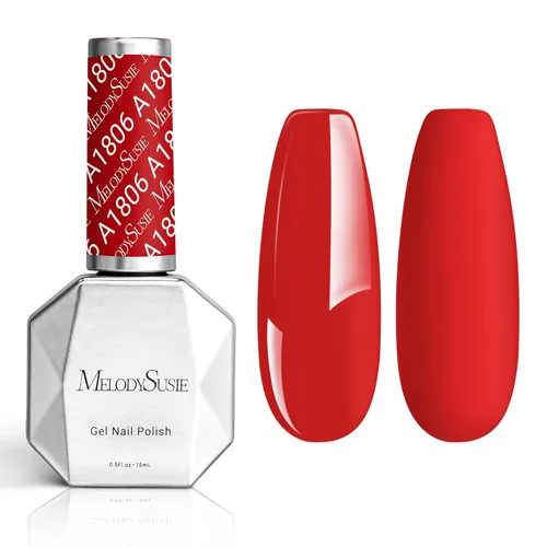 Miniatura 35 de MelodySusie Esmalte de uñas de gel grueso color rosa nude, 0.5 fl oz removible con remojo UV LED Funny Bunny esmalte de gel rosa, regalo de Navidad