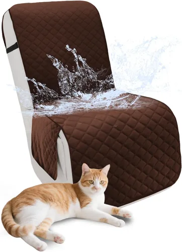 Miniatura 9 de Fundas para sofá modular reclinable, de terciopelo en forma de L, funda de consola central para perros y mascotas, lavable antideslizante, 1 funda