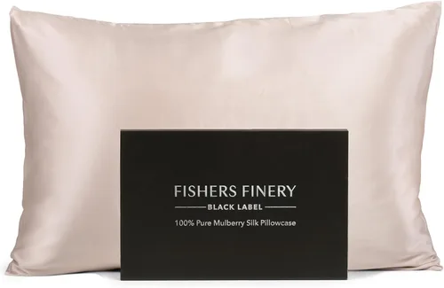 Miniatura 9 de Funda de almohada 100 % de seda pura de morera Fishers Finery de 30 mm (3/16 pulgadas), con calidad certificada por Good Houskeeping