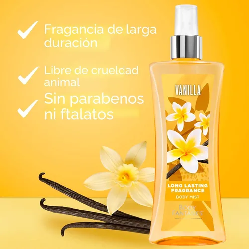 Miniatura 8 de Body Fantasies Signature Fragrance Body Spray, vainilla, 8 onzas líquidas (paquete de 2)