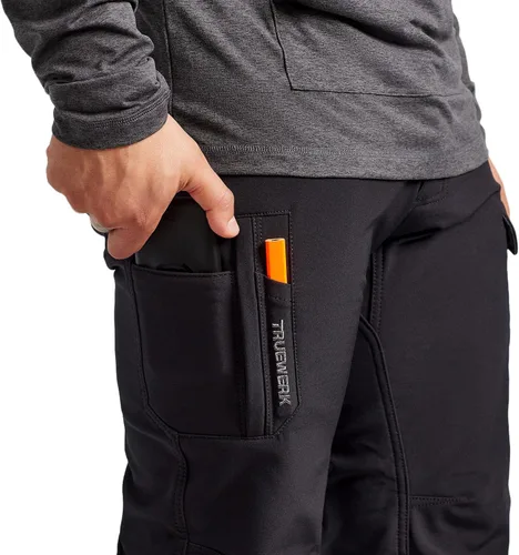 Miniatura 4 de TRUEWERK T3 WerkPants for Men, Relaxed Fit Men's Utility Pants, Water Resistant, Insulated, Cargo Work Pants with 4-Way Stretch
