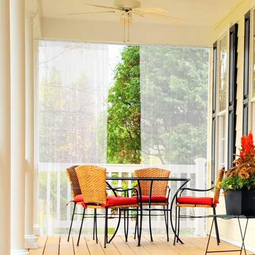 Mosquitera para porche, patio, toldo, jardín, cortinas de tul transparente para exteriores, red de decoración para fiestas, bodas, arcos y cortinas