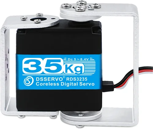 Miniatura 12 de Servos completos de la dirección de Digitaces del engranaje del metal del alto esfuerzo de torsión del motor servo del robot de 55.1 lbs
