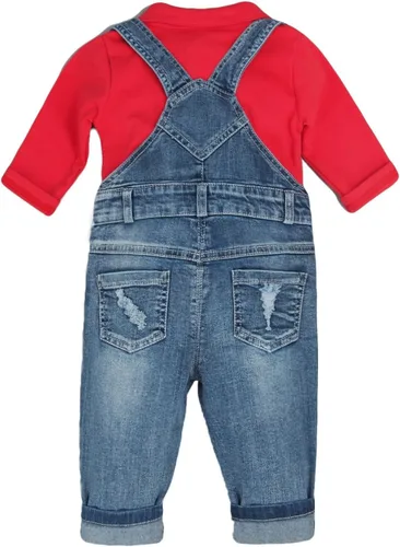 Miniatura 20 de Conjunto de pantalones de jean para bebés y niños pequeños
