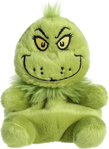Aurora® Whimsical Dr. Seuss™ Palm Pals™ Grinch Stuffed Animal - Muñeco de peluche oficialmente licenciado para juego imaginativo - Perfecto para
