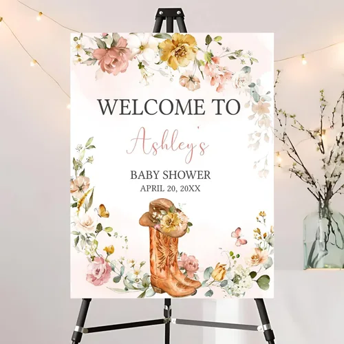 Miniatura 12 de Letrero de bienvenida con foto editable para baby shower, letrero moderno para baby shower, letrero con nombre personalizado para niño o niña