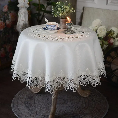 Miniatura 8 de ARTABLE Mantel pequeño de encaje de macramé de otoño y Navidad, para Acción de Gracias, al aire libre, granja, rústico, cocina, fiesta, cumpleaños