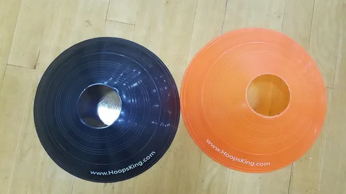 Miniatura 2 de HOOPSKING Juego de 20 conos de agilidad, ideal para dribling, tiro y ejercicios de baloncesto de agilidad