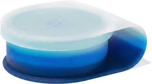 Miniatura 7 de Silipint Cuenco de silicona con tapa Go Go Connected, irrompible, no tóxico, apto para lavavajillas (Aurora, 25 onzas, paquete de 2)