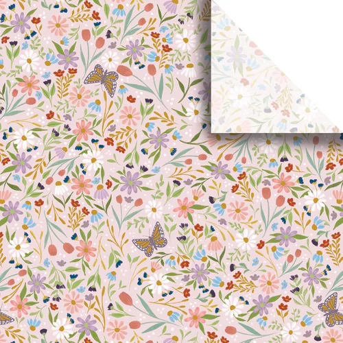 Miniatura 45 de Jillson Roberts Pañuelo de regalo impreso desplegado de 20 x 30 pulgadas, elefantes bebés (240 hojas)