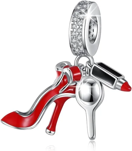 Miniatura 8 de XinYouZhi 925 Sterling Silver Charms for Pandora Bracelets and Necklaces Princess Dress Heart Bear Beads Dangle Pendants Jewelry Birthday Charms for