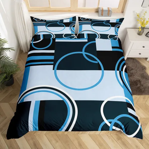Miniatura 19 de Erosebridal Bohemian Duvet Cover Twin Country Southwestern Comforter Cover for Kids Teens Boho Aztec Arrows Diamond Bedding Set Black Gray Geometric