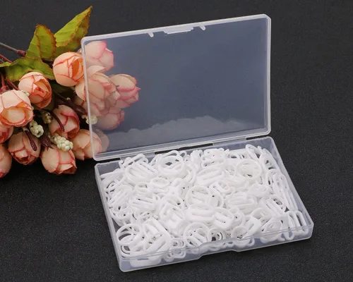 Miniatura 4 de Tupalizy 240 ganchos de correa de sujetador para coser bikini halter traje de baño tops lencería anillos nylon traje de baño clips cierre