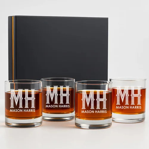 Miniatura 13 de Regalos personalizados para hombres – Vasos de cerveza grabados – Regalos de vidrio grabado personalizados para hombres y mujeres – Ideal