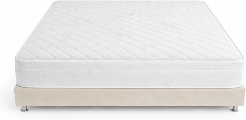 Miniatura 17 de Colchón híbrido individual XL de 8 pulgadas, espuma fría de alta densidad con resortes helicoidales Bonnell, ecológico y transpirable, firmeza media