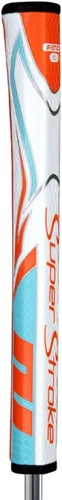 Miniatura 6 de SuperStroke Zenergy Pistol Golf Putter Grip Blanco/Plata