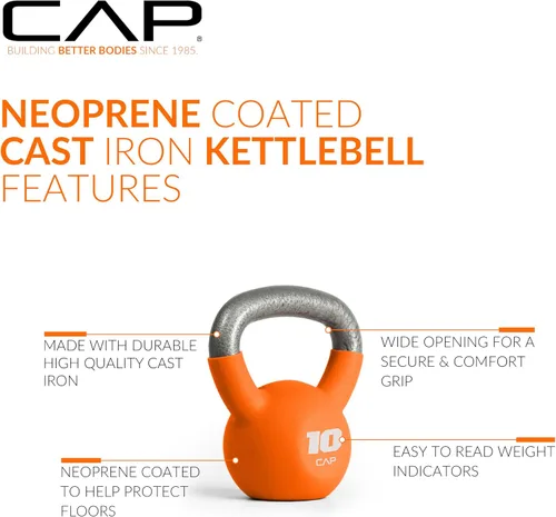 Miniatura 3 de CAP Neoprene Coated Kettlebells - Multiple Sizes
