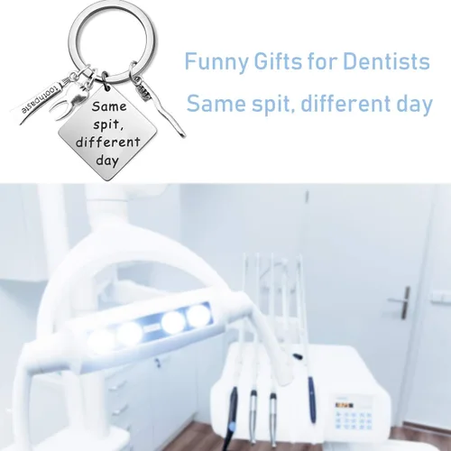 Miniatura 7 de Lywjyb Birdgot Regalo divertido para dentistas con el mismo salivo, regalo de higienista dental para diferentes días (El mismo escupito)
