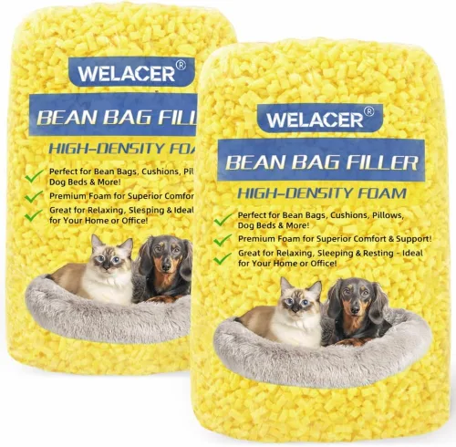 Miniatura 14 de Relleno de espuma viscoelástica triturada de 10 libras para relleno de puf, cojín de silla de almohada, cama de perro, repuesto para manualidades