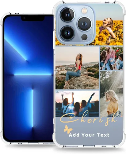 Miniatura 8 de Funda personalizada para Apple iPhone 13 Phone Mini Pro Max Promax con fotos personalizadas, imagen personalizada iP13, delgada, flexible, gel