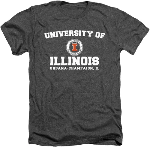 Miniatura 7 de University of Illinois Camiseta unisex para adulto con logotipo oficial del círculo
