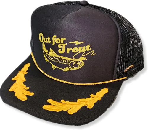 Miniatura 71 de ThatsRad Out for Trout Corduroy Snapback Sombrero Gorra Pesca con Mosca Pescador