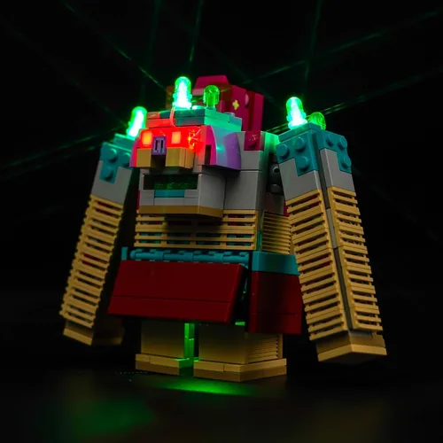 Miniatura 3 de VONADO Kit de luces LED para Lego Minecraft The Devourer Showdown 21257 (solo luces, sin modelos) Juego de iluminación creativa accesorios