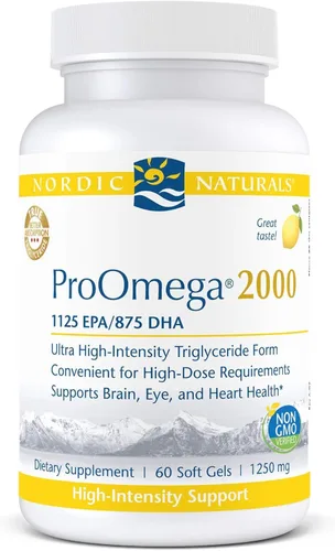 Miniatura 8 de Nordic Naturals ProOmega 2000, sabor a limón, 90 geles suaves, 2150 mg Omega-3, aceite de pescado de ultra alta potencia, EPA y DHA, promueve