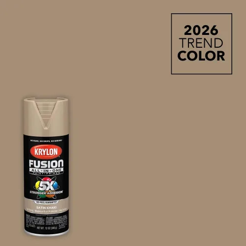 Miniatura 93 de Krylon Fusion - Pintura en aerosol adhesiva todo en uno para uso en interiores y exteriores, 12 onzas, aluminio