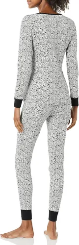 Miniatura 2 de Amazon Essentials Conjunto de pijama de algodón ajustado para mujer - Colores descontinuados