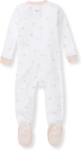 Miniatura 118 de Burt's Bees Baby Pijama para bebé niña, 100% algodón orgánico, pijama de una pieza, overol diagonal con cremallera, ajuste cómodo